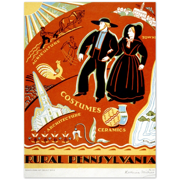 4352750 Rural Pennsylvania Poster