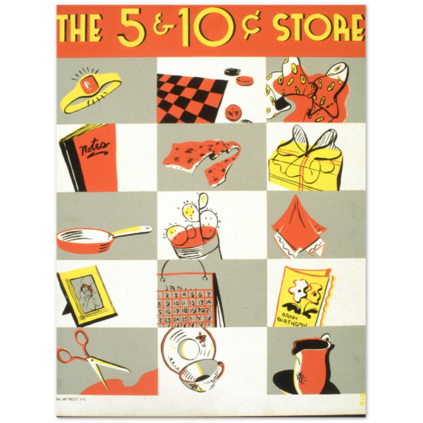 4353409 5 and 10 Cent Store Poster