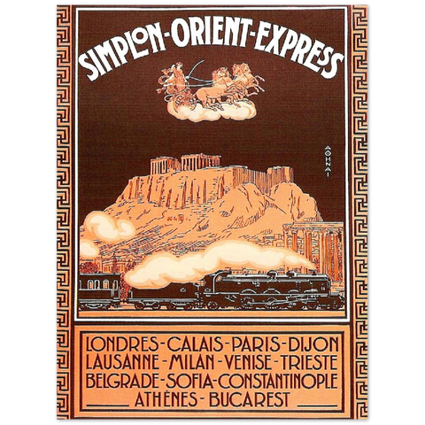 4452120 Vintage Orient Express Poster