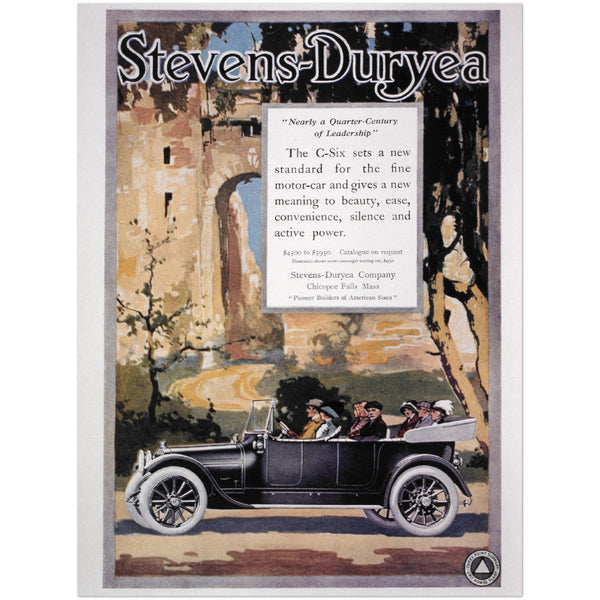 1690480 Stevens-Duryea Company Ad for C-Six Motor-Car, 1913