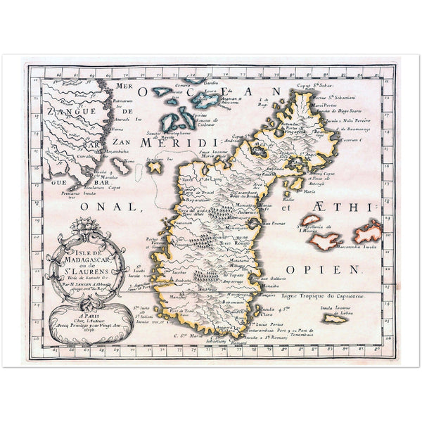 4371518 A 1656 map of French East India