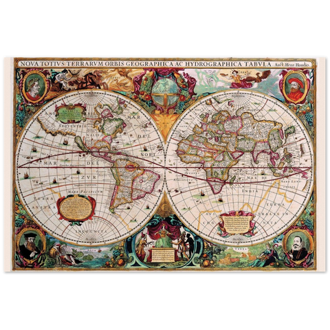 2923833 Stereographic Map of the World, c 1600