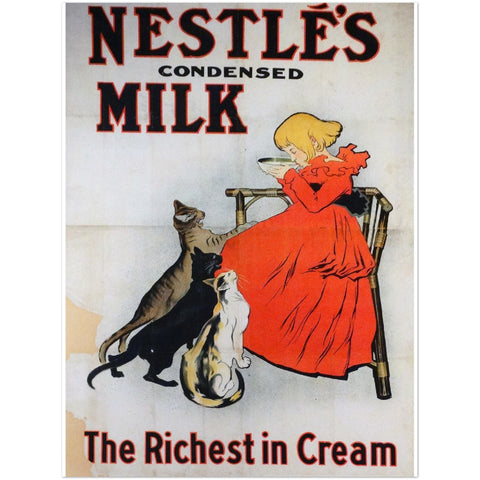 1606575 Poster advertising for Nestlé's Condensed Milk 1895
