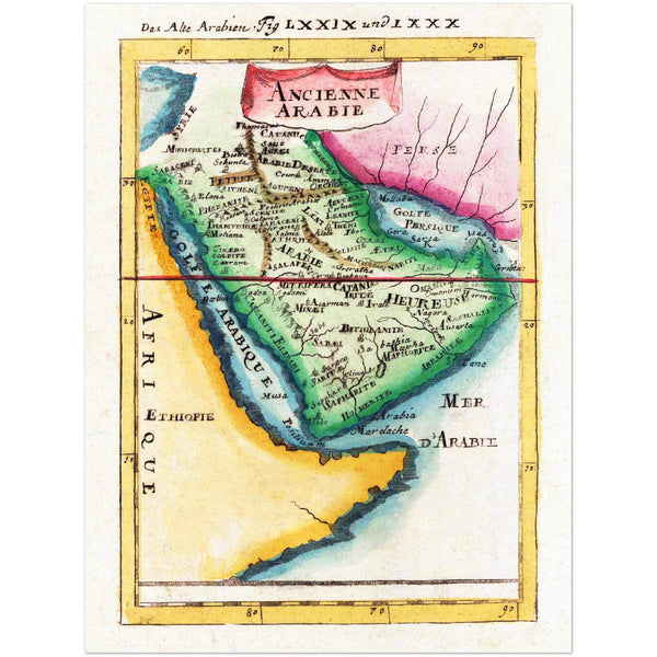 4376410 Map of Ancient Arabia 1719