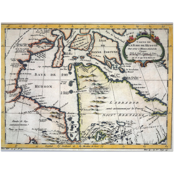 4461354 Map of Hudson Bay c 1770