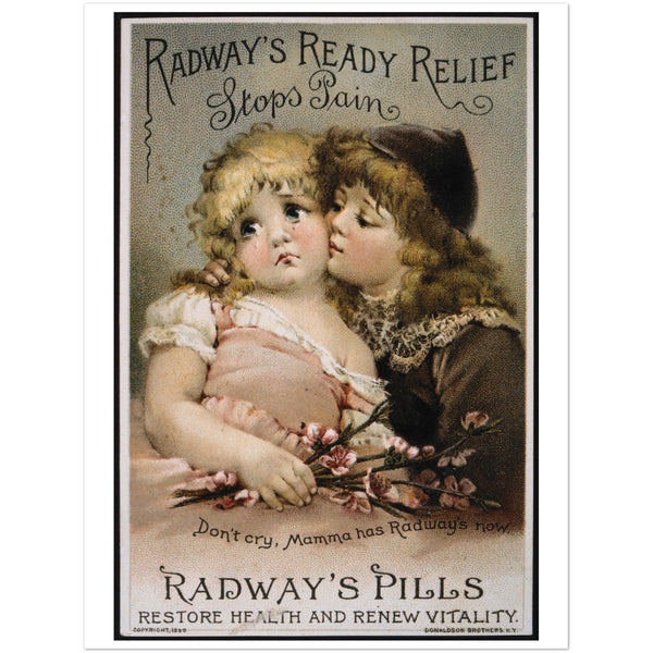 1697273 Radway's Ready Relief Stops Pain, Trade Card, circa 1900