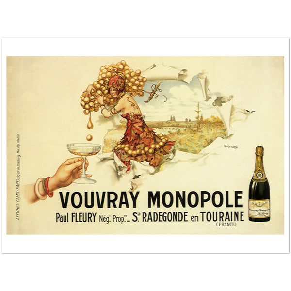 3209021 Vouvray Monopole Champagne Ad