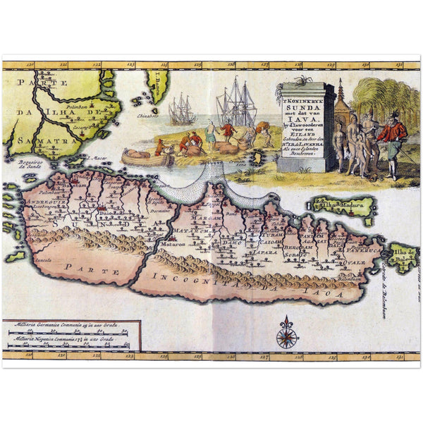 4393591 Java, Madura, Bali and southern Sumatra. Pieter van der Aa, 1707